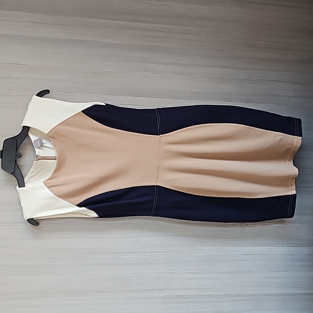 Color Block Sleeveless Dress Size Large